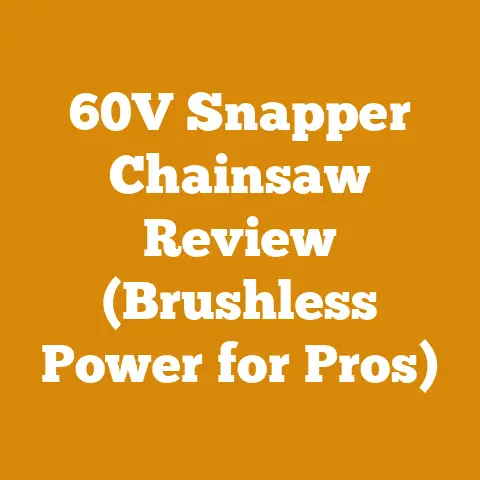 60V Snapper Chainsaw Review (Brushless Power for Pros)