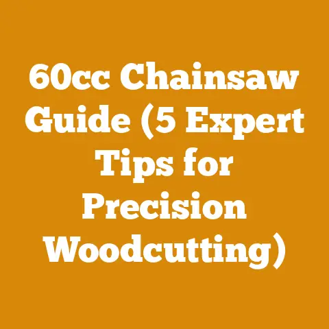 60cc Chainsaw Guide (5 Expert Tips for Precision Woodcutting)