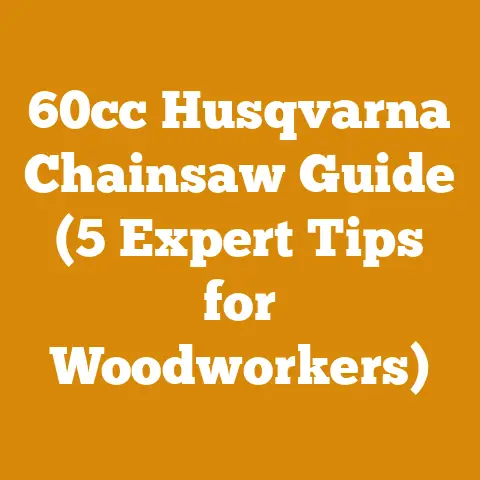 60cc Husqvarna Chainsaw Guide (5 Expert Tips for Woodworkers)