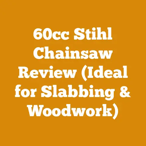 60cc Stihl Chainsaw Review (Ideal for Slabbing & Woodwork)