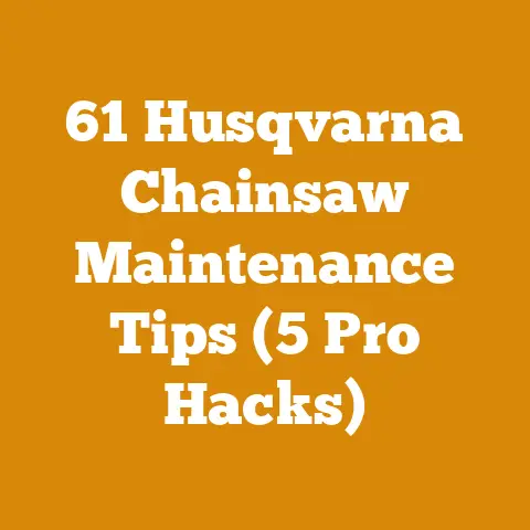 61 Husqvarna Chainsaw Maintenance Tips (5 Pro Hacks)