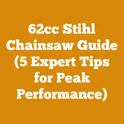 62cc Stihl Chainsaw Guide (5 Expert Tips for Peak Performance)