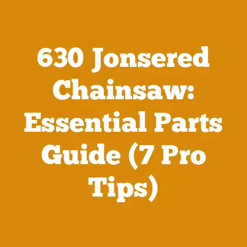 630 Jonsered Chainsaw: Essential Parts Guide (7 Pro Tips)
