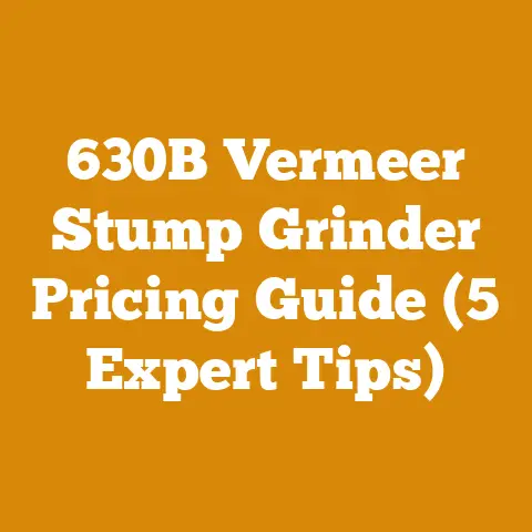 630B Vermeer Stump Grinder Pricing Guide (5 Expert Tips)