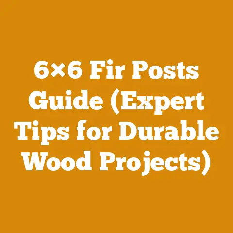 6×6 Fir Posts Guide (Expert Tips for Durable Wood Projects)