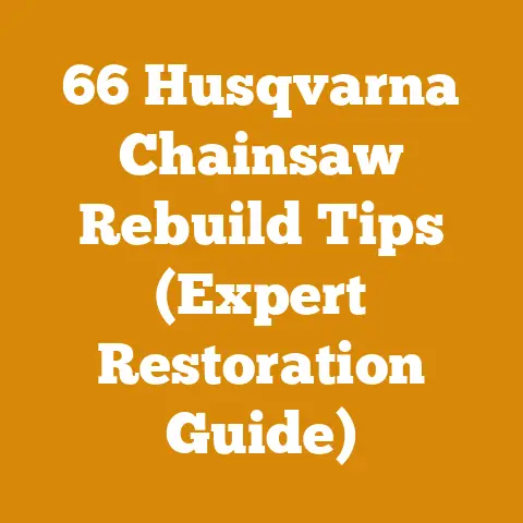 66 Husqvarna Chainsaw Rebuild Tips (Expert Restoration Guide)