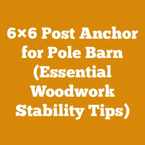 6×6 Post Anchor for Pole Barn (Essential Woodwork Stability Tips)