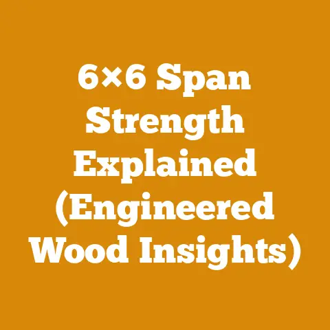 6×6 Span Strength Explained (Engineered Wood Insights)