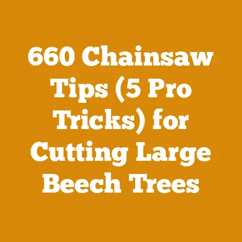 660 Chainsaw Tips (5 Pro Tricks) for Cutting Large Beech Trees
