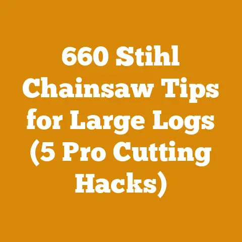 660 Stihl Chainsaw Tips for Large Logs (5 Pro Cutting Hacks)