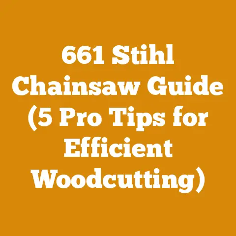 661 Stihl Chainsaw Guide (5 Pro Tips for Efficient Woodcutting)