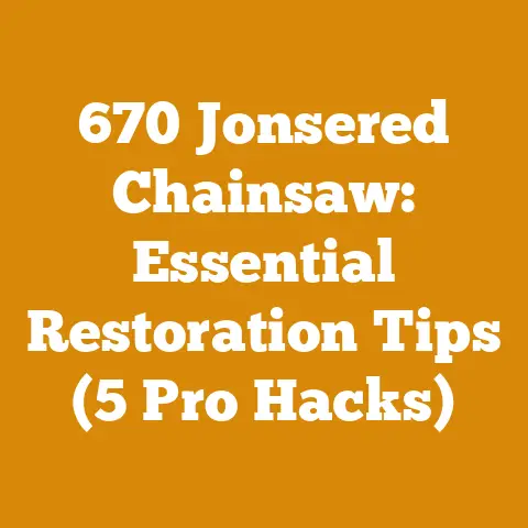 670 Jonsered Chainsaw: Essential Restoration Tips (5 Pro Hacks)