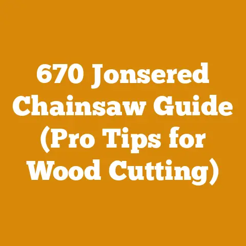 670 Jonsered Chainsaw Guide (Pro Tips for Wood Cutting)