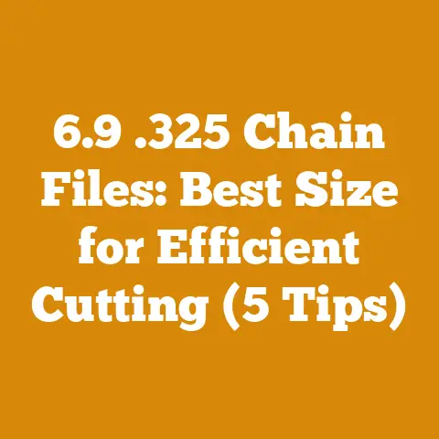 6.9 .325 Chain Files: Best Size for Efficient Cutting (5 Tips)