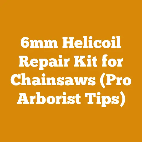 6mm Helicoil Repair Kit for Chainsaws (Pro Arborist Tips)