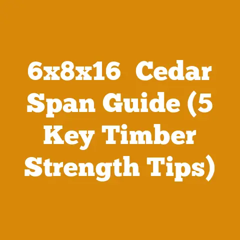 6x8x16′ Cedar Span Guide (5 Key Timber Strength Tips)
