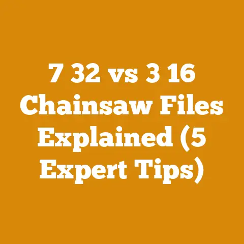 7 32 vs 3 16 Chainsaw Files Explained (5 Expert Tips)