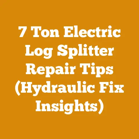 7 Ton Electric Log Splitter Repair Tips (Hydraulic Fix Insights)