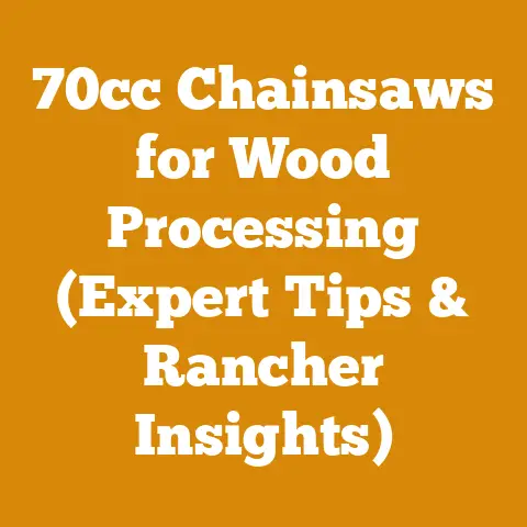 70cc Chainsaws for Wood Processing (Expert Tips & Rancher Insights)