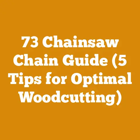 73 Chainsaw Chain Guide (5 Tips for Optimal Woodcutting)