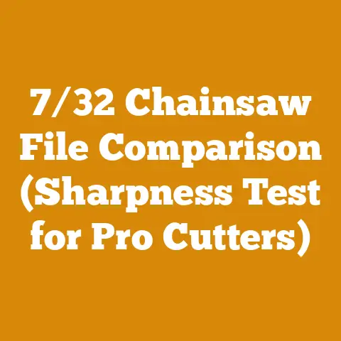 7/32 Chainsaw File Comparison (Sharpness Test for Pro Cutters)