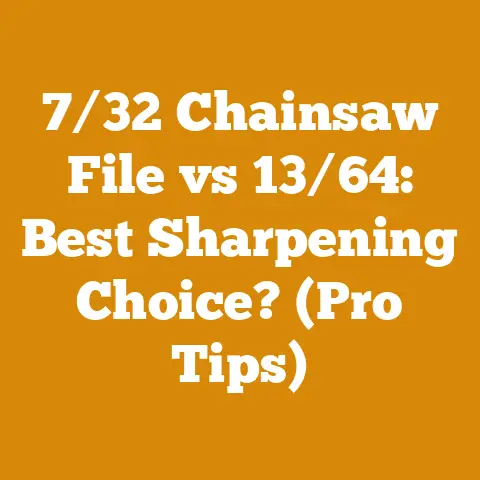 7/32 Chainsaw File vs 13/64: Best Sharpening Choice? (Pro Tips)