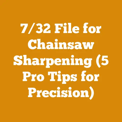 7/32 File for Chainsaw Sharpening (5 Pro Tips for Precision)