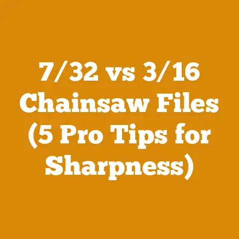 7/32 vs 3/16 Chainsaw Files (5 Pro Tips for Sharpness)