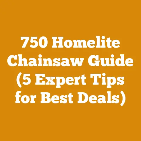 750 Homelite Chainsaw Guide (5 Expert Tips for Best Deals)
