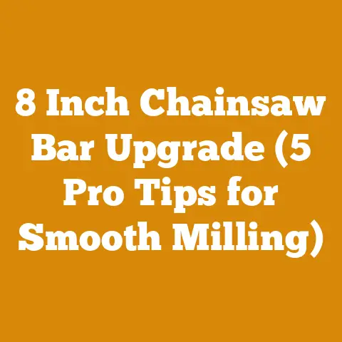 8 Inch Chainsaw Bar Upgrade (5 Pro Tips for Smooth Milling)