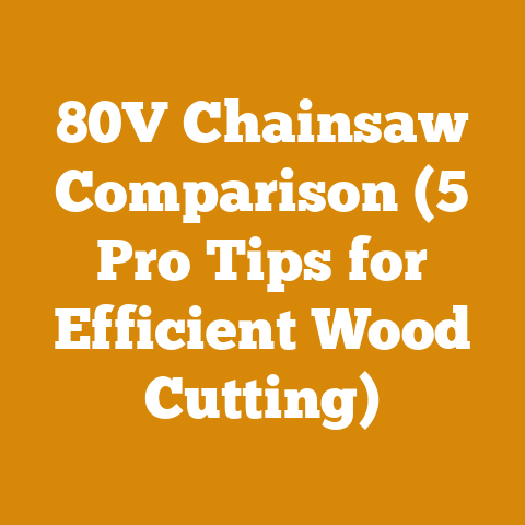 80V Chainsaw Comparison (5 Pro Tips for Efficient Wood Cutting)