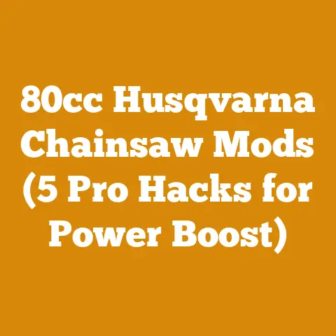 80cc Husqvarna Chainsaw Mods (5 Pro Hacks for Power Boost)