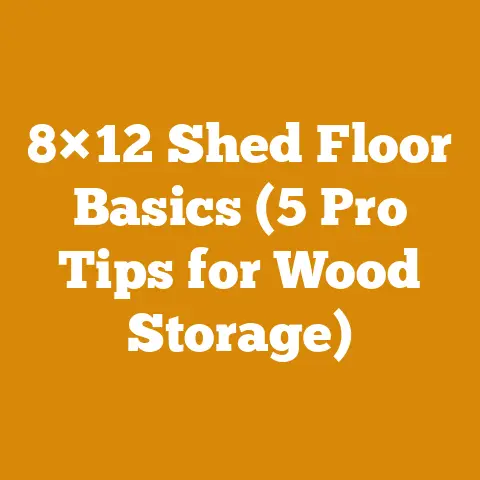 8×12 Shed Floor Basics (5 Pro Tips for Wood Storage)