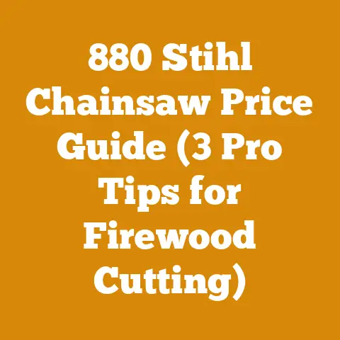 880 Stihl Chainsaw Price Guide (3 Pro Tips for Firewood Cutting)