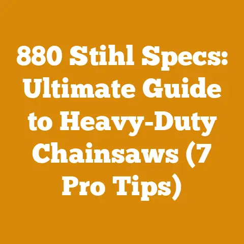 880 Stihl Specs: Ultimate Guide to Heavy-Duty Chainsaws (7 Pro Tips)