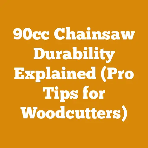 90cc Chainsaw Durability Explained (Pro Tips for Woodcutters)