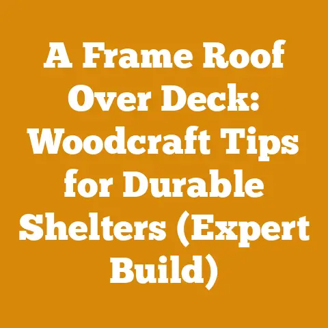 A Frame Roof Over Deck: Woodcraft Tips for Durable Shelters (Expert Build)