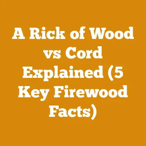 A Rick of Wood vs Cord Explained (5 Key Firewood Facts)