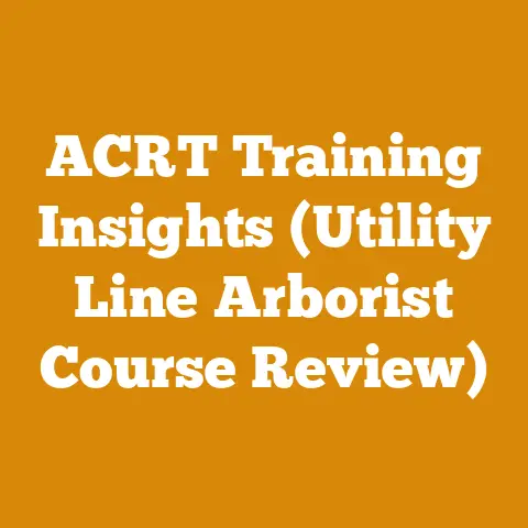 ACRT Training Insights (Utility Line Arborist Course Review)