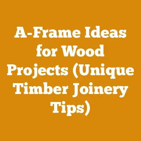 A-Frame Ideas for Wood Projects (Unique Timber Joinery Tips)