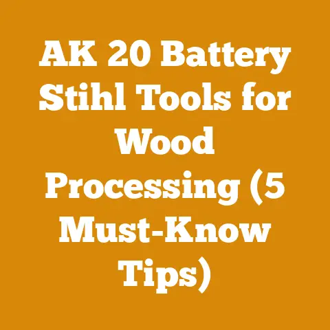 AK 20 Battery Stihl Tools for Wood Processing (5 Must-Know Tips)
