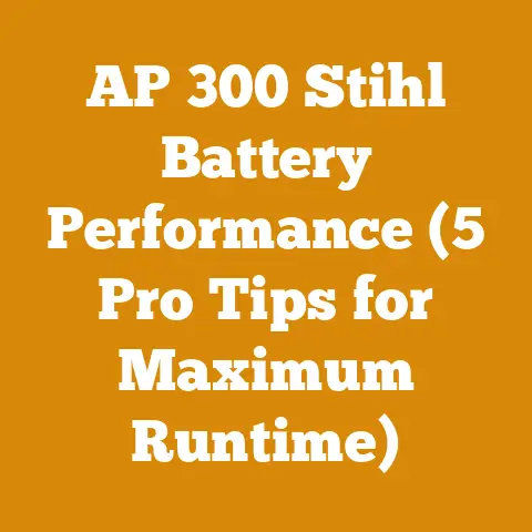 AP 300 Stihl Battery Performance (5 Pro Tips for Maximum Runtime)