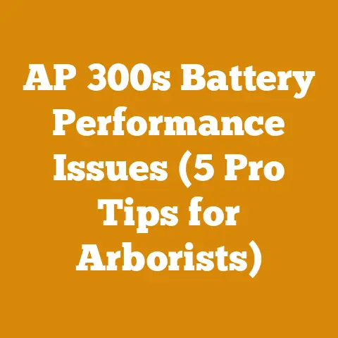AP 300s Battery Performance Issues (5 Pro Tips for Arborists)