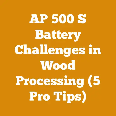 AP 500 S Battery Challenges in Wood Processing (5 Pro Tips)
