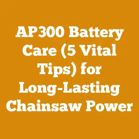AP300 Battery Care (5 Vital Tips) for Long-Lasting Chainsaw Power