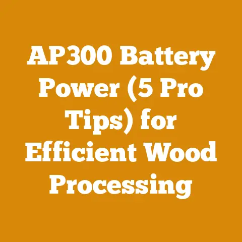 AP300 Battery Power (5 Pro Tips) for Efficient Wood Processing