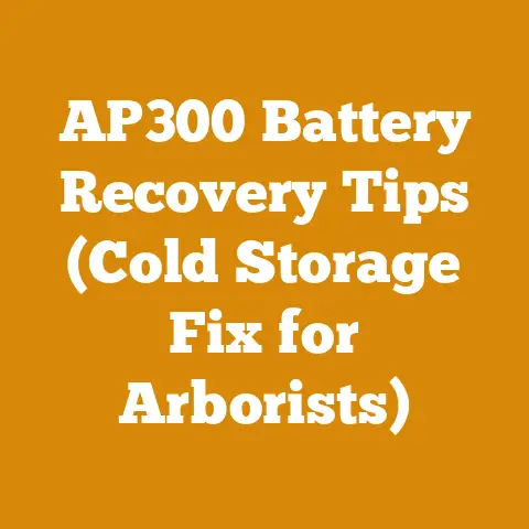 AP300 Battery Recovery Tips (Cold Storage Fix for Arborists)