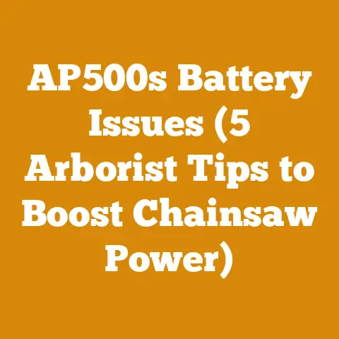 AP500s Battery Issues (5 Arborist Tips to Boost Chainsaw Power)