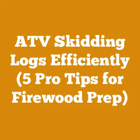 ATV Skidding Logs Efficiently (5 Pro Tips for Firewood Prep)