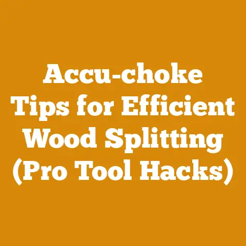Accu-choke Tips for Efficient Wood Splitting (Pro Tool Hacks)
